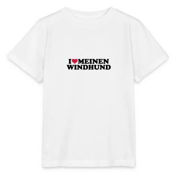 Windhund - Stanley/Stella Kinder T-Shirt MINI CREATOR  - Weiß - Vorne - Maike (125cm)