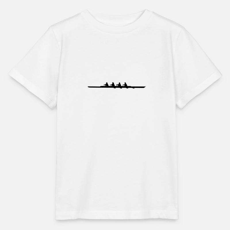 Rowing quad, women's crew - Stanley/Stella MINI CREATOR Kids’ T-Shirt - white