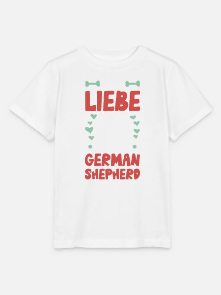 Ich liebe meinen German Shepherd - Stanley/Stella Kinder T-Shirt MINI CREATOR - Weiß
