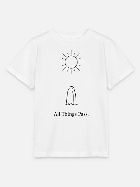 Alles geht vorbei - Stanley/Stella Kinder T-Shirt MINI CREATOR - Weiß
