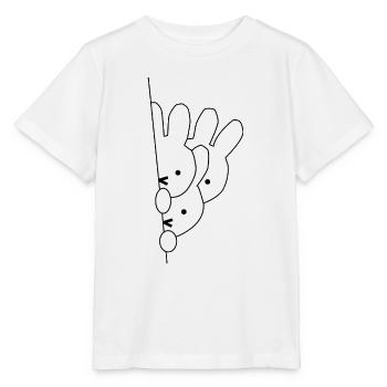 Kaninchen - Stanley/Stella Kinder T-Shirt MINI CREATOR  - Weiß - Vorne - Maike (125cm)