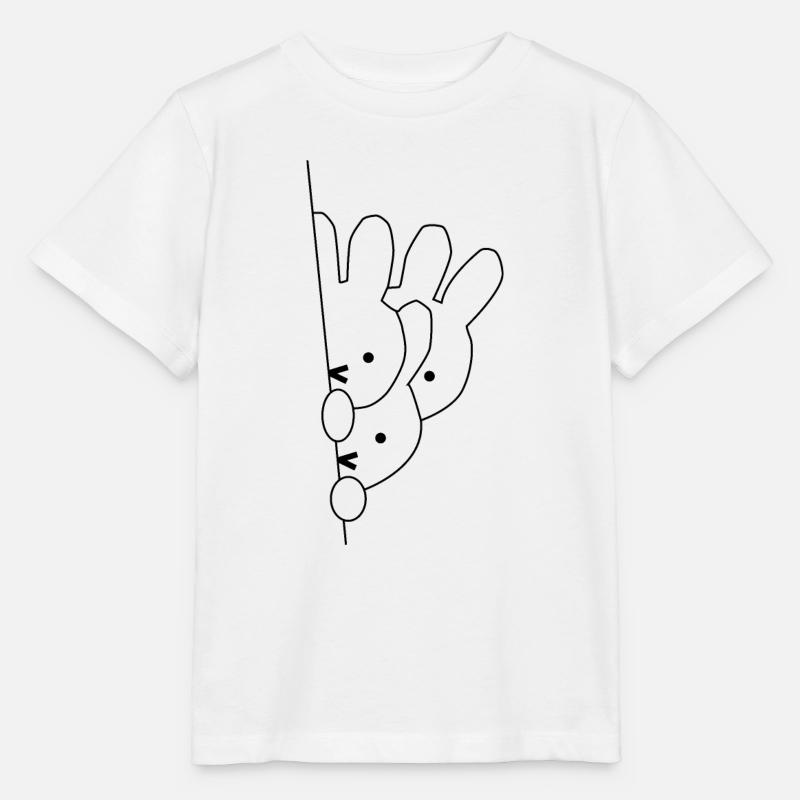 lapin - T-shirt bio MINI CREATOR Stanley/Stella Enfant - blanc