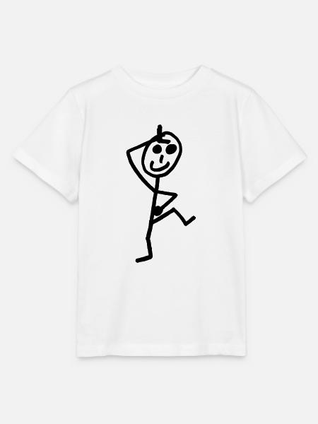 Strichmännchen - Stanley/Stella Kinder T-Shirt MINI CREATOR - Weiß