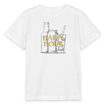 Golden Happy Hour - Stanley/Stella MINI CREATOR Kids’ T-Shirt - white - Front - Maike (125cm)