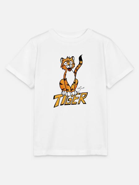 Tiger - Stanley/Stella Kinder T-Shirt MINI CREATOR - Weiß