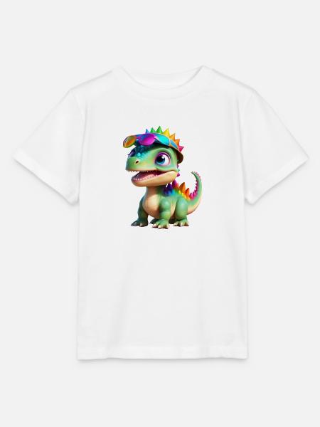 Dinosaurier - Stanley/Stella Kinder T-Shirt MINI CREATOR - Weiß