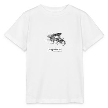 Gegenwind formt den Charakter. - Stanley/Stella Kinder T-Shirt MINI CREATOR  - Weiß - Vorne - Maike (125cm)