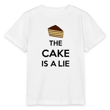 The Cake Is A Lie - Stanley/Stella MINI CREATOR Kids’ T-Shirt - white - Front - Maike (125cm)