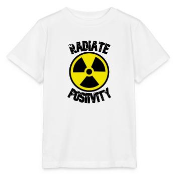 Positivité rayonnée - T-shirt bio MINI CREATOR Stanley/Stella Enfant - blanc - Devant - Maike (125cm)