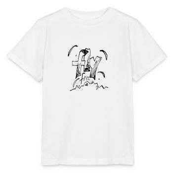 Volez gratuitement - T-shirt bio MINI CREATOR Stanley/Stella Enfant - blanc - Devant - Maike (125cm)