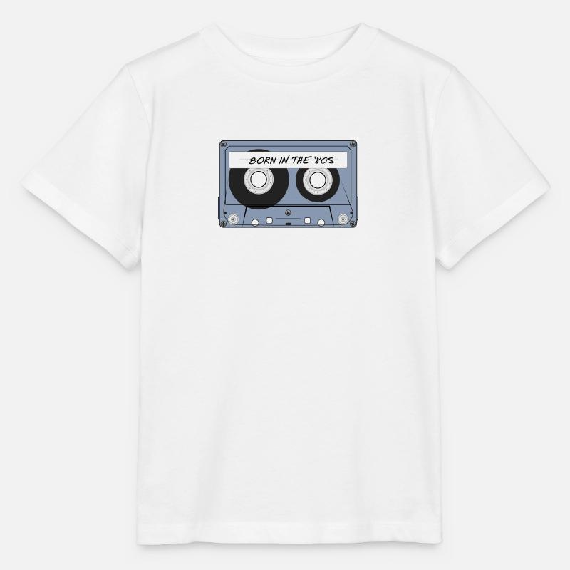 né dans les années 80 - T-shirt bio MINI CREATOR Stanley/Stella Enfant - blanc