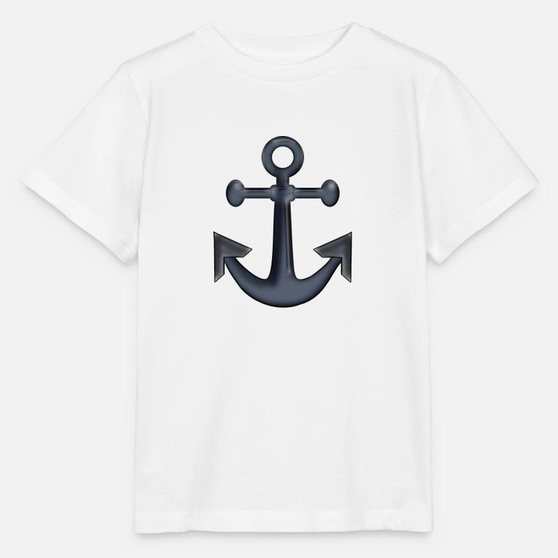 ancre - T-shirt bio MINI CREATOR Stanley/Stella Enfant - blanc