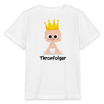 Baby Thronfolger - Stanley/Stella Kinder T-Shirt MINI CREATOR  - Weiß - Vorne - Maike (125cm)