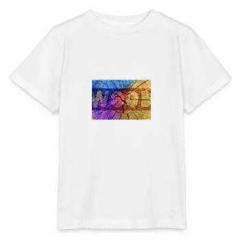 Holz - Bois - Baum - Coloré - T-shirt bio MINI CREATOR Stanley/Stella Enfant - blanc - Devant - Maike (125cm)