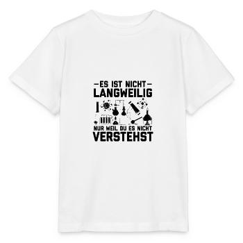 Chemiker - Stanley/Stella Kinder T-Shirt MINI CREATOR  - Weiß - Vorne - Maike (125cm)