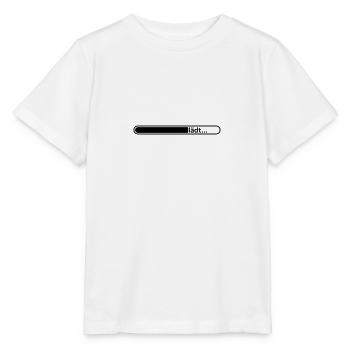 barre de chargement / / enceinte / / bébé à venir - T-shirt bio MINI CREATOR Stanley/Stella Enfant - blanc - Devant - Maike (125cm)