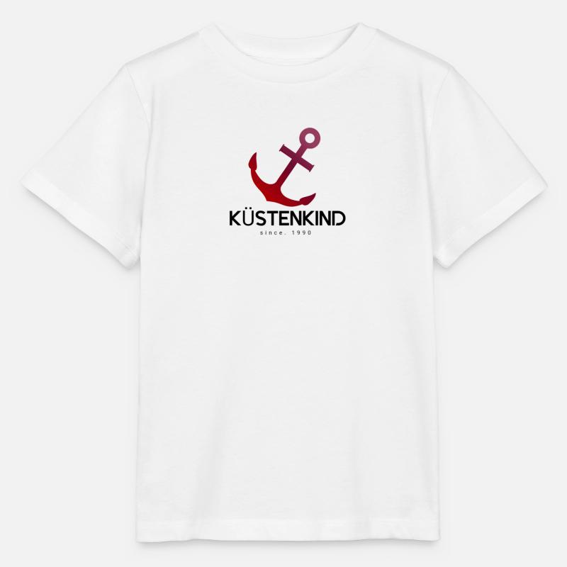 KÜSTENKIND ANKER - Stanley/Stella Kinder T-Shirt MINI CREATOR  - Weiß