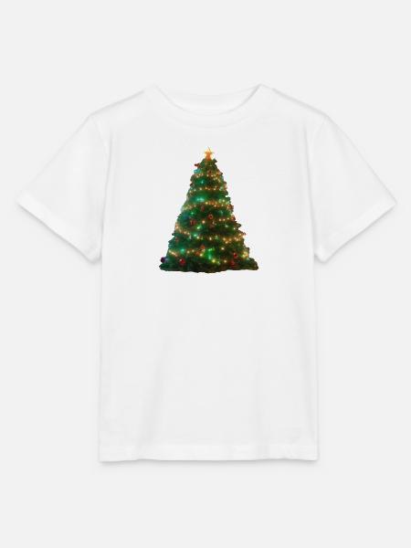 Funkelnde Weihnachtsbaumlichter - Stanley/Stella Kinder T-Shirt MINI CREATOR  - Weiß