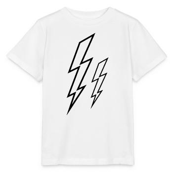 Blitze - Stanley/Stella Kinder T-Shirt MINI CREATOR  - Weiß - Vorne - Maike (125cm)