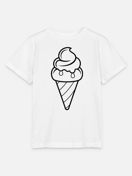 Cream cold - Stanley/Stella Kinder T-Shirt MINI CREATOR  - Weiß