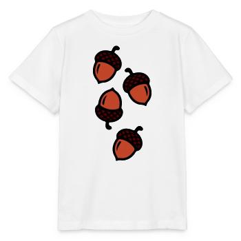 Eichel Comic Symbol - Stanley/Stella Kinder T-Shirt MINI CREATOR  - Weiß - Vorne - Maike (125cm)