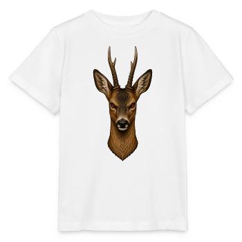 Der Rogenbock - Stanley/Stella Kinder T-Shirt MINI CREATOR  - Weiß - Vorne - Maike (125cm)