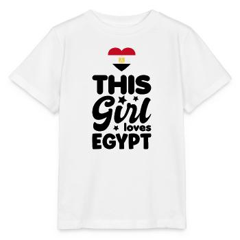 Egypt Flag Hurghada Africa Egyptian Flag - Stanley/Stella MINI CREATOR Kids’ T-Shirt - white - Front - Maike (125cm)