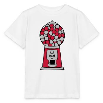 Kaugummi Spender Automat - Stanley/Stella Kinder T-Shirt MINI CREATOR  - Weiß - Vorne - Maike (125cm)