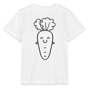 Carrot - Stanley/Stella MINI CREATOR Kids’ T-Shirt - white - Front - Maike (125cm)