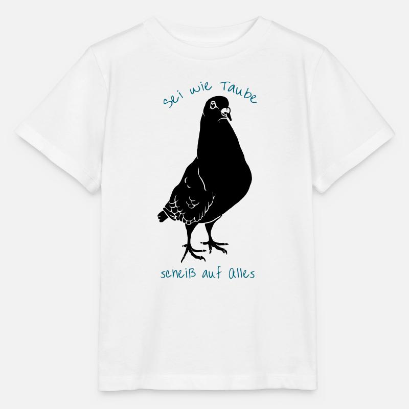 Soyez comme une colombe *** sur tout - T-shirt bio MINI CREATOR Stanley/Stella Enfant - blanc