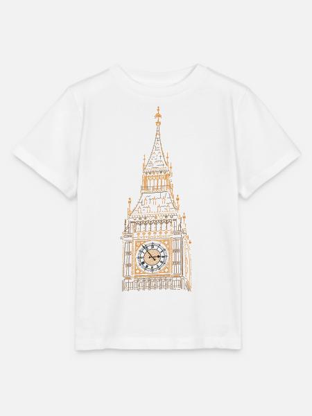 Big Ben Glockenturm in London - Stanley/Stella Kinder T-Shirt MINI CREATOR - Weiß