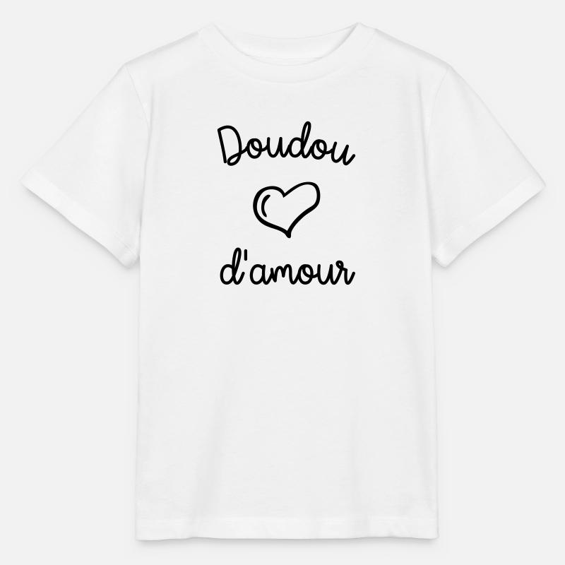 doudou d amour - T-shirt bio MINI CREATOR Stanley/Stella Enfant - blanc