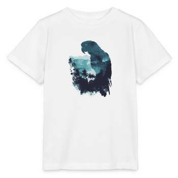 Parrot Bird Macaw Wilderness - Stanley/Stella MINI CREATOR Kids’ T-Shirt - white - Front - Maike (125cm)