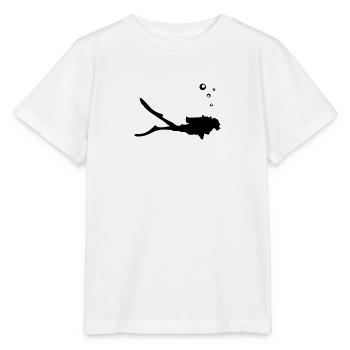 Diver, diving - T-shirt bio MINI CREATOR Stanley/Stella Enfant - blanc - Devant - Maike (125cm)