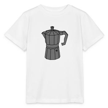 Espresso coffee maker 2 - Stanley/Stella MINI CREATOR Kids’ T-Shirt - white - Front - Maike (125cm)