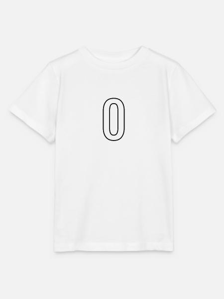 Die Zahl 0 - Stanley/Stella Kinder T-Shirt MINI CREATOR - Weiß
