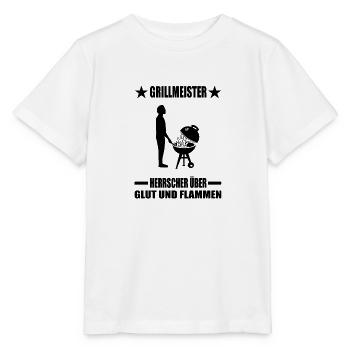 BBQ - Stanley/Stella Kinder T-Shirt MINI CREATOR  - Weiß - Vorne - Maike (125cm)