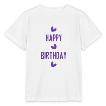 ALLES GUTE ZUM GEBURTSTAG!. ALLES GUTE ZUM GEBURTSTAG!. JAHRESTAG. - Stanley/Stella Kinder T-Shirt MINI CREATOR  - Weiß - Vorne - Maike (125cm)