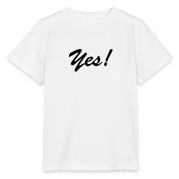 Yes! - Stanley/Stella Kinder T-Shirt MINI CREATOR  - Weiß - Vorne - Maike (125cm)