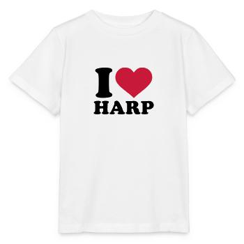 Harfe - Stanley/Stella Kinder T-Shirt MINI CREATOR  - Weiß - Vorne - Maike (125cm)
