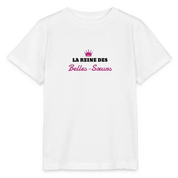 Belle Soeur / Sœur / Sœurette / Soeurette Famille - T-shirt bio MINI CREATOR Stanley/Stella Enfant - blanc - Devant - Maike (125cm)