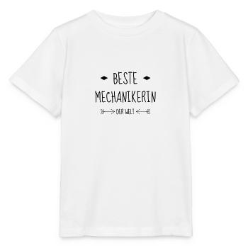 Mechanik / Mechaniker / Auto / Garage - Stanley/Stella Kinder T-Shirt MINI CREATOR  - Weiß - Vorne - Maike (125cm)