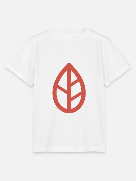 Macaroni - leaf - Stanley/Stella Kinder T-Shirt MINI CREATOR  - Weiß