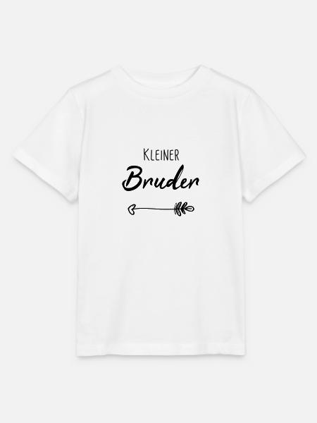 Kleiner Bruder - Brüder - Partnerlook - Stanley/Stella Kinder T-Shirt MINI CREATOR  - Weiß
