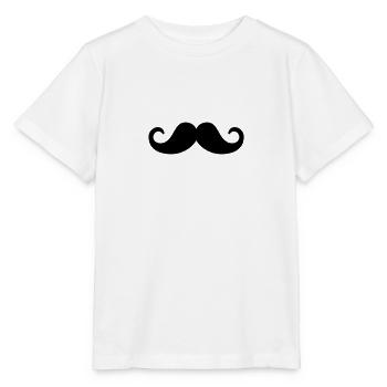 Moustache - Stanley/Stella MINI CREATOR Kids’ T-Shirt - white - Front - Maike (125cm)