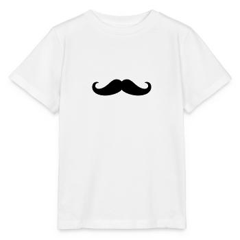 Moustache - Stanley/Stella MINI CREATOR Kids’ T-Shirt - white - Front - Maike (125cm)