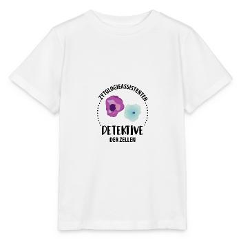 Zytologie und Zellen - Stanley/Stella Kinder T-Shirt MINI CREATOR  - Weiß - Vorne - Maike (125cm)
