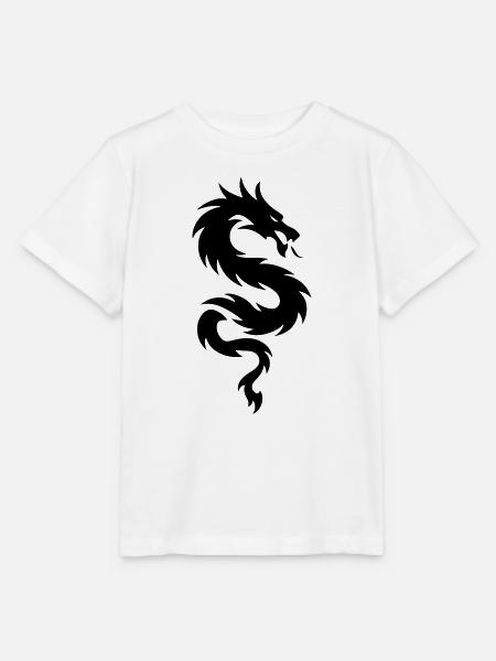Chinesischer Drache Symbol - Stanley/Stella Kinder T-Shirt MINI CREATOR - Weiß