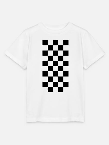 racing flag - Stanley/Stella Kinder T-Shirt MINI CREATOR - Weiß