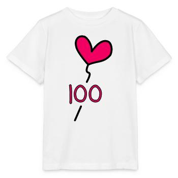 100 YEARS. 100th ANNIVERSARY. BIRTHDAY 100 YEARS. - Stanley/Stella MINI CREATOR Kids’ T-Shirt - white - Front - Maike (125cm)